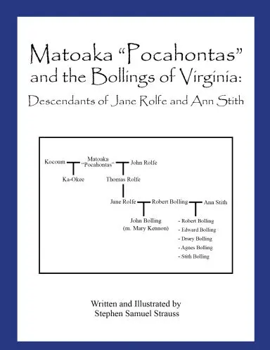 Matoaka "Pocahontas" And The Bollings Of Virginia: 1