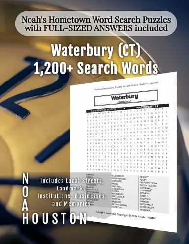 Noahõs Hometown Word Search Puzzles With Full-Sized Answers Included Waterbury (Ct) 1