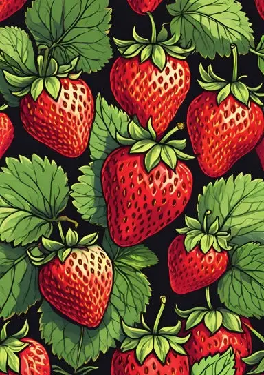 A5 Notebook, Journal | Grid Paper | 120 Pages/60 Sheets | Fresh And Juicy Fruits No. 9 1