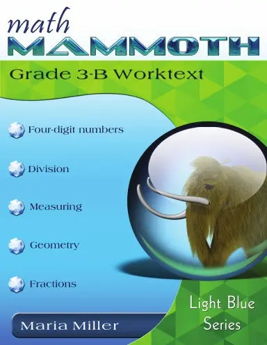 Math Mammoth Grade 3-B Worktext (2024 Edition) 1