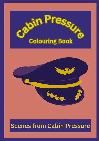 Scenes From Cabin Pressure Colouring Book 1