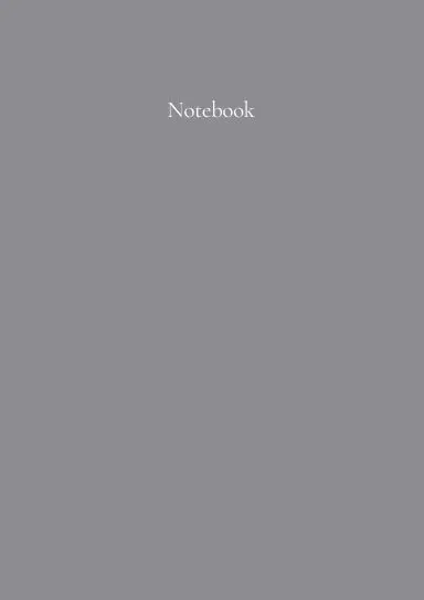 Classic A5 Notebook: Royal Silver. By Paper Parisa 1