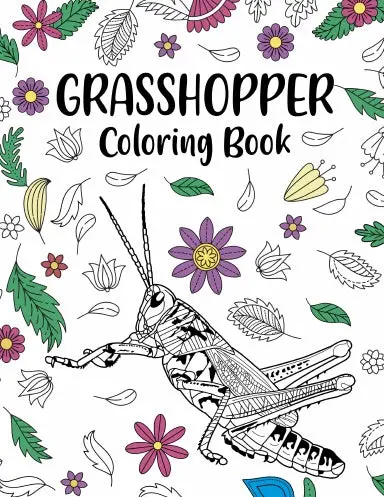 Grasshopper Coloring Book 1
