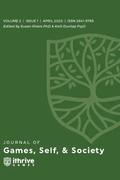 Journal Of Games, Self, & Society, Vol. 1, No. 2 1