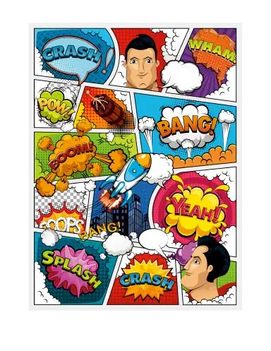 Create Your Own Comic And Manga Storybook, Features 50 Blank Comic Pages, Variety Of Templates, Large 8.5 By 11 For Adults, Kids, And Teens 1
