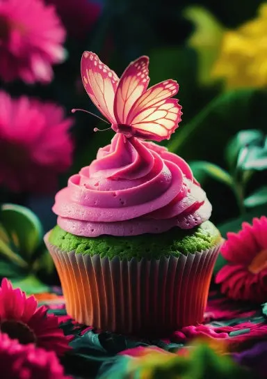 A5 Notebook, Journal | Grid Paper | 120 Pages/60 Sheets | Sweet Fantasy Cupcake No. 15 1