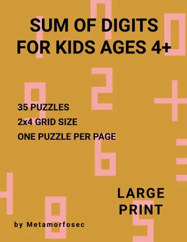 Sum Of Digits For Kids Ages 4+ 1