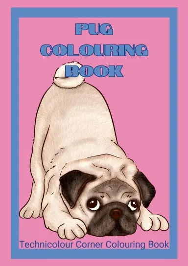 Pug Colouring Book 1