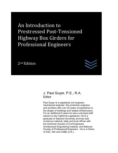 An Introduction To Prestressed Post-Tensioned Highway Box Girders For Professional Engineers 1