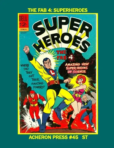 The Fab 4: Superheroes Standard Color Softcover 1