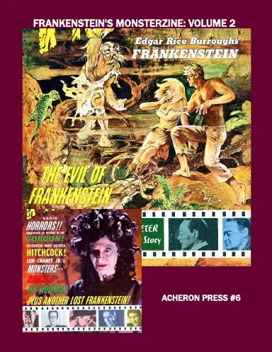 Frankenstein's Monsterzine Volume 2 B&W Softcover 1