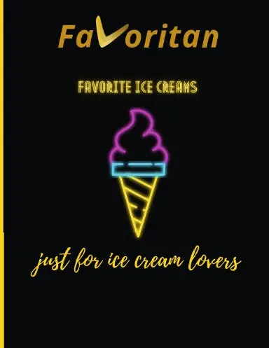 Favorite Ice Creams [Neon Cover] (Diaries, Journals, Notebooks) 1