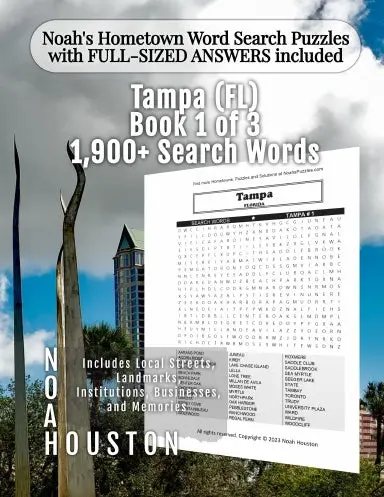 Noahõs Hometown Word Search Puzzles With Full-Sized Answers Included Tampa (Fl), Book 1 Of 3 1