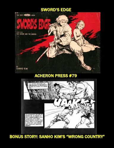 Sanho Kim's Incredible Graphic Novel Sword's Edge B&W Softcover 1