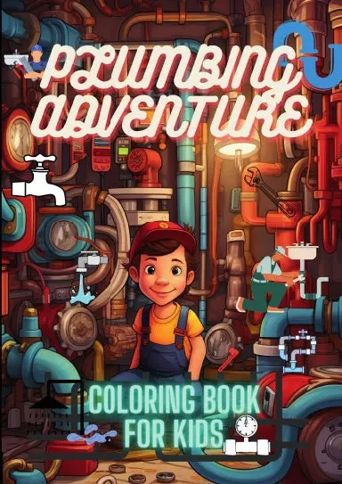 Plumbing Adventure Colouring Book 1