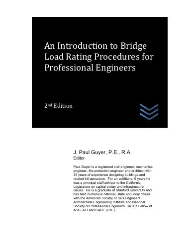 An Introduction To Bridge Load Rating Procedures For Professional Engineers 1