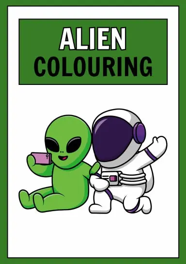 Alien Colouring Book 1