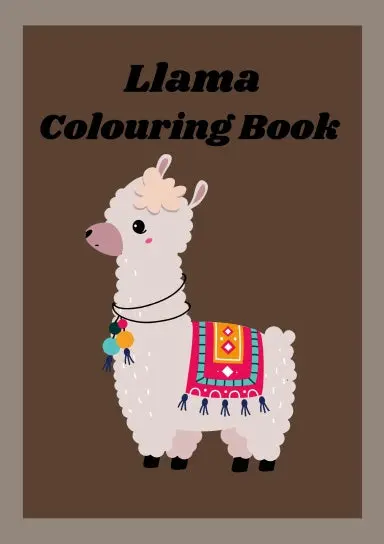 Llama Colouring Book 1