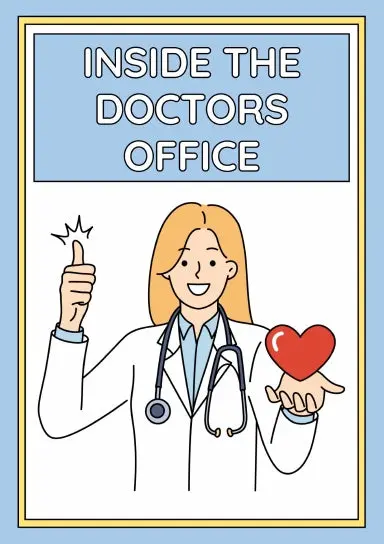 Inside The Doctors Office Colouring Books 1