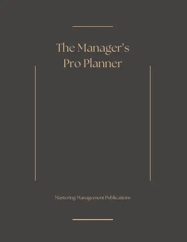 Manager's Pro Planner 1