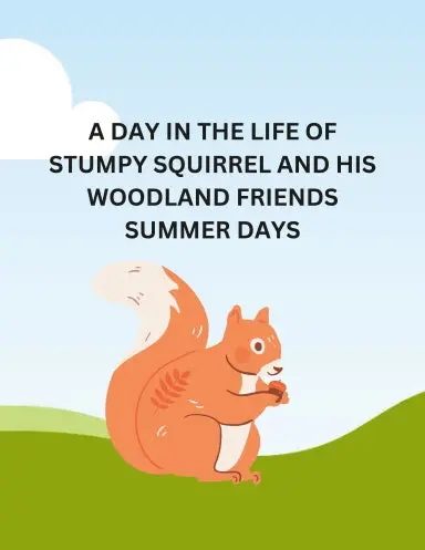A Day In The Life Of Stumpy Squirrel And His Woodland Friends. Summer Days 1