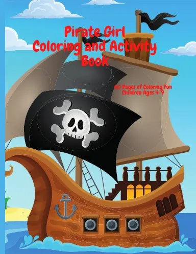 Pirate Girl Coloring And Activity Book 1