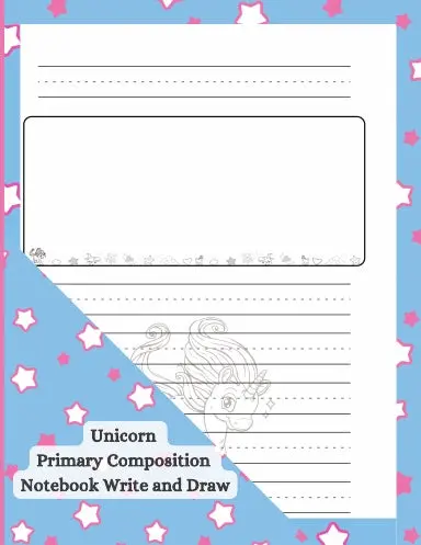 Unicorn Primary Composition Notebook Write And Draw 1