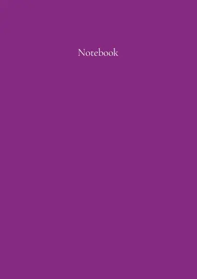 Classic A5 Notebook: Royal Fuscia. By Paper Parisa 1