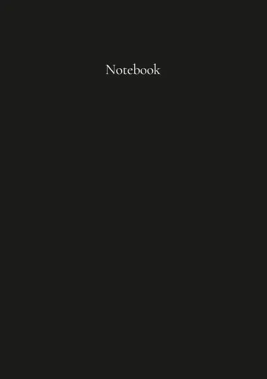 Classic A5 Notebook: Black. By Paper Parisa 1