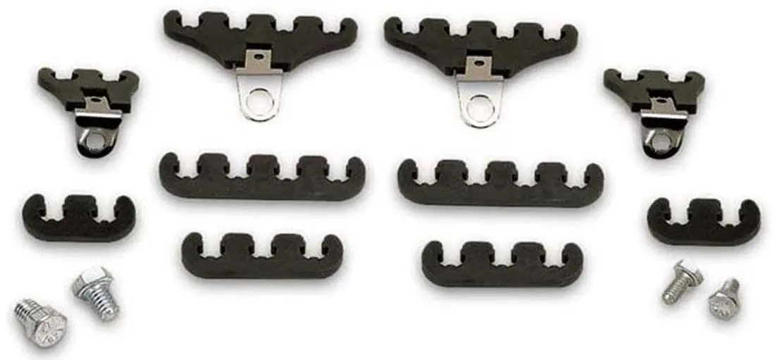 Under-Header Spark Plug Wire Separator – Heat-Resistant Black Nylon For 7–9Mm Leads 1