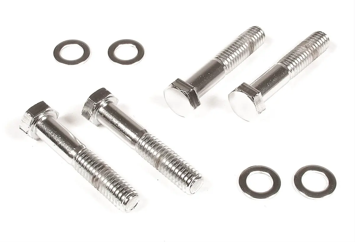 Mr. Gasket Chrome-Plated Water Pump Bolts – Set Of 6 (4998) 1