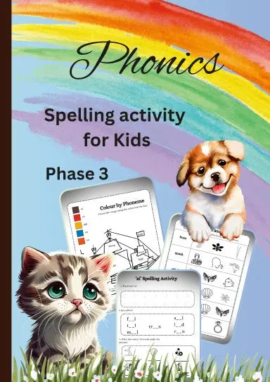 Phonics Speling Activity For Kids-Phase 3 1