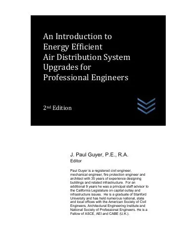 An Introduction To  Energy Efficient Air Distribution System Upgrades For Professional Engineers 1