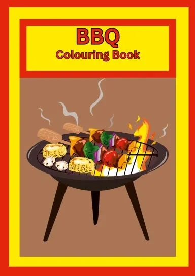Bbq Colouring Book For Kids 1