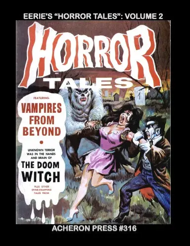 Eerie's "Horror Tales" Volume 2 Softcover B&W 1