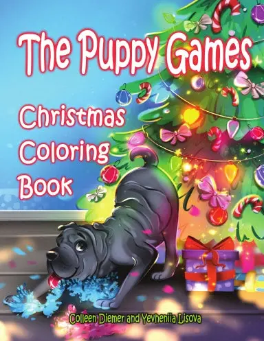The Puppy Game Christmas Coloring Book 1