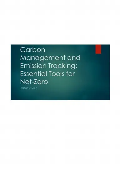 Carbon Management And Emission Tracking: Essential Tools For Net-Zero 1