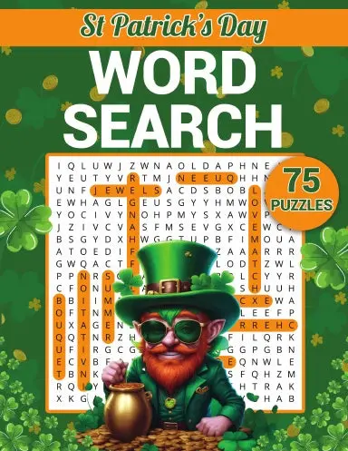 St. Patrick's Day Word Search Large Print 1