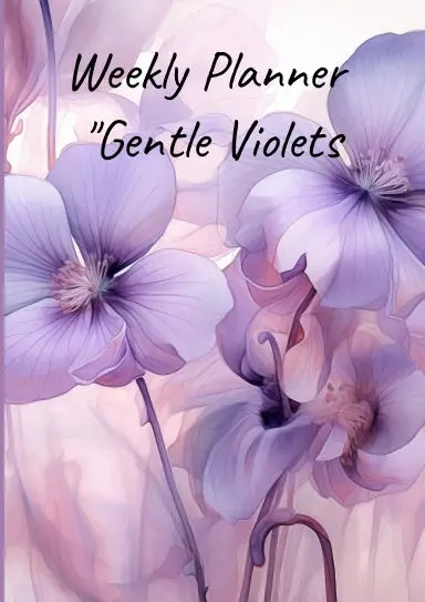 Weekly Planner "Gentle Violets 1
