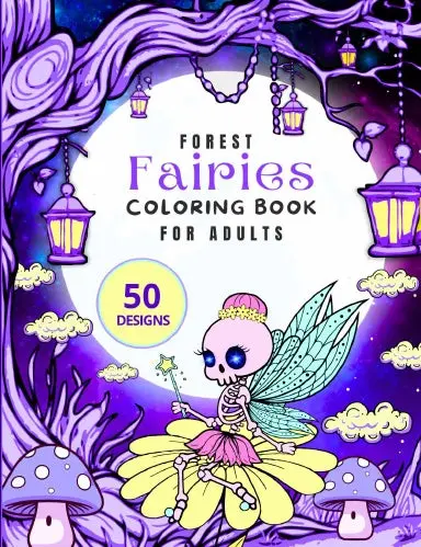 Forest Fairies Coloring Book For Adults 1