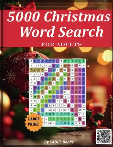 5000 Christmas Word Search Puzzles 1