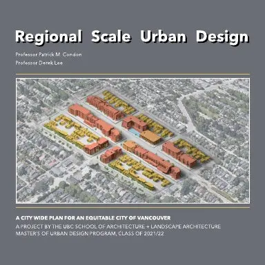 Regional Scale Urban Design 1