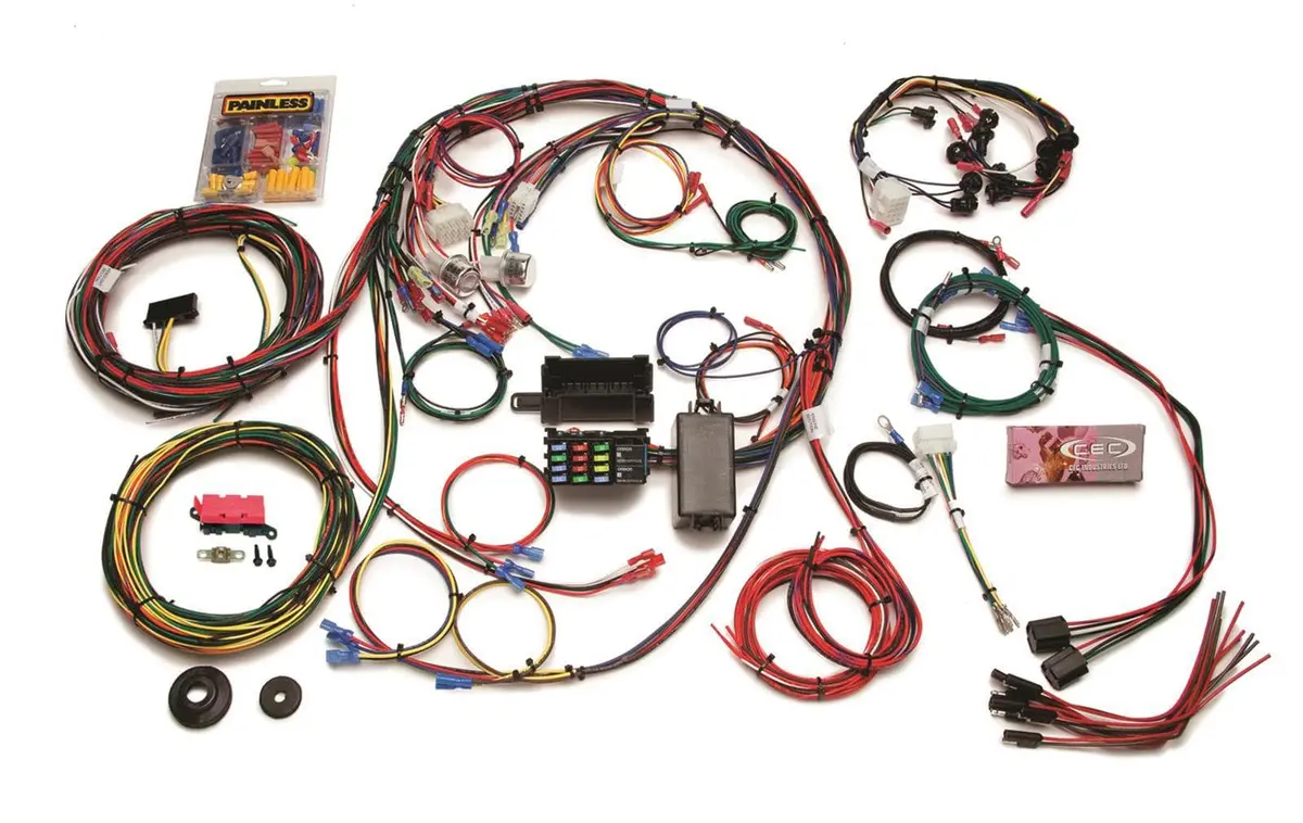 Painless Performance 20121 22-Circuit Chassis Wiring Harness For 1967–68 Mustang 1