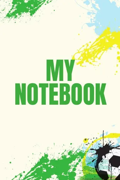 Notebook: Football Notebook 1