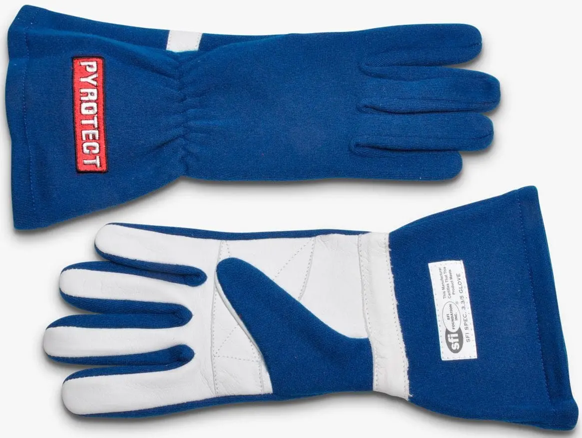 Sport Two-Layer Sfi 5.0-Rated Nomex Racing Gloves – Blue 1