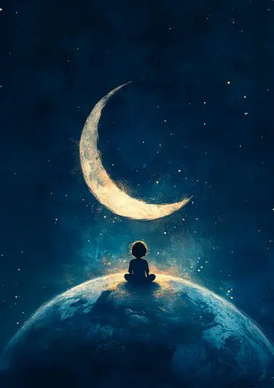 Gazing At The Moon - Notebook 1