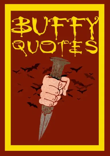 Buffy The Vampire Slayer Quotes Colouring Book 1