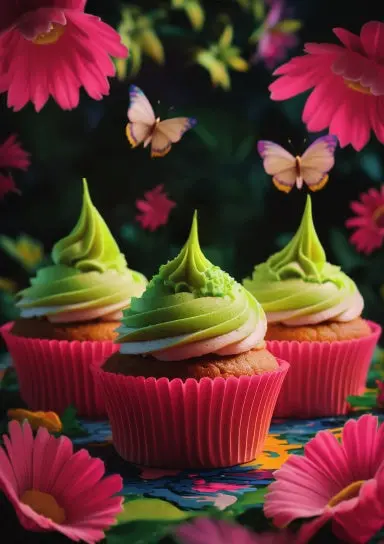 A5 Notebook, Journal | Grid Paper | 120 Pages/60 Sheets | Sweet Fantasy Cupcake No. 10 1