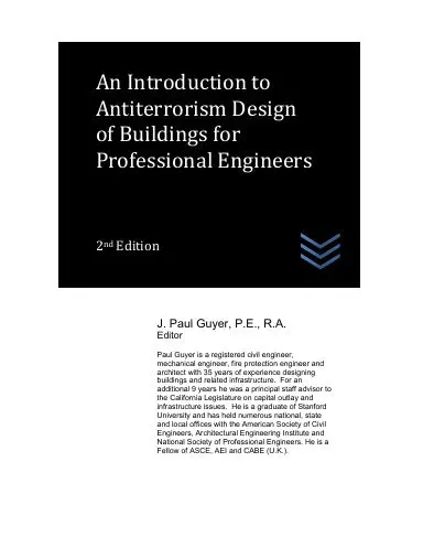An Introduction To Antiterrorism Design Of Buildings For Professional Engineers 1