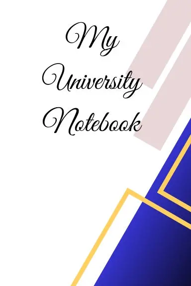 Notebook: University Notebook 1